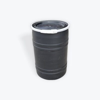 Barrel - Plastic 30 Gal. Open Top with Plastic Snap On Ring (Food Grade)