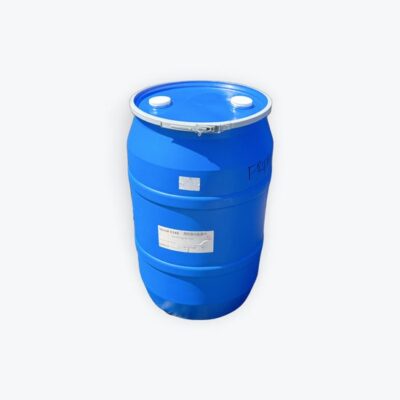 Barrel - Plastic 55 Gal. Open Top with 2 Bung Holes & 2 Threaded Caps with Metal Snap Ring (Not Food Grade)