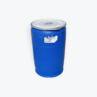 Barrel - Plastic 55 Gal. Open Top with Metal Snap On Ring (Food Grade)