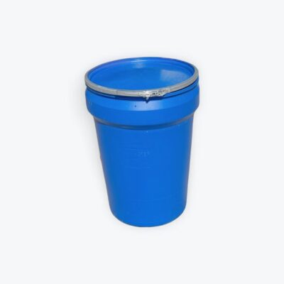 Barrel - Plastic Nesting 30 Gal. Open Top with Metal Snap On Ring (Food Grade)