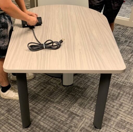 Computer Desk Table Style with Tower Rack Below 60" x 36" x 28"